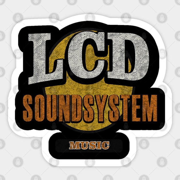 LCD Soundsystem design Sticker by Rohimydesignsoncolor